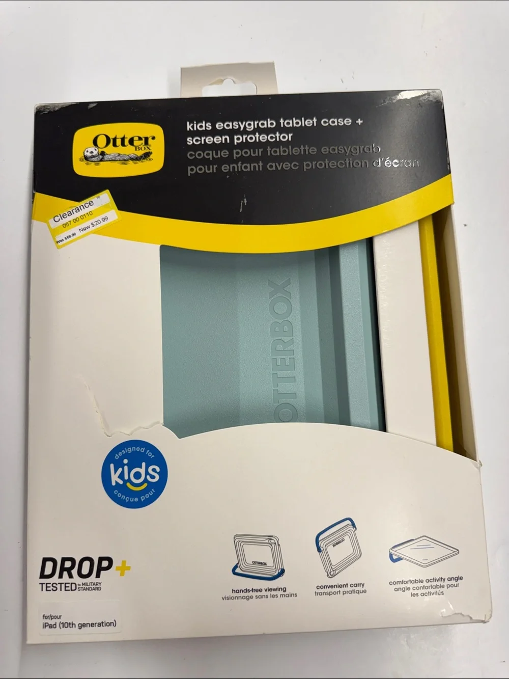 NEW OtterBox Kids EasyGrab Tablet iPad 10th Generation